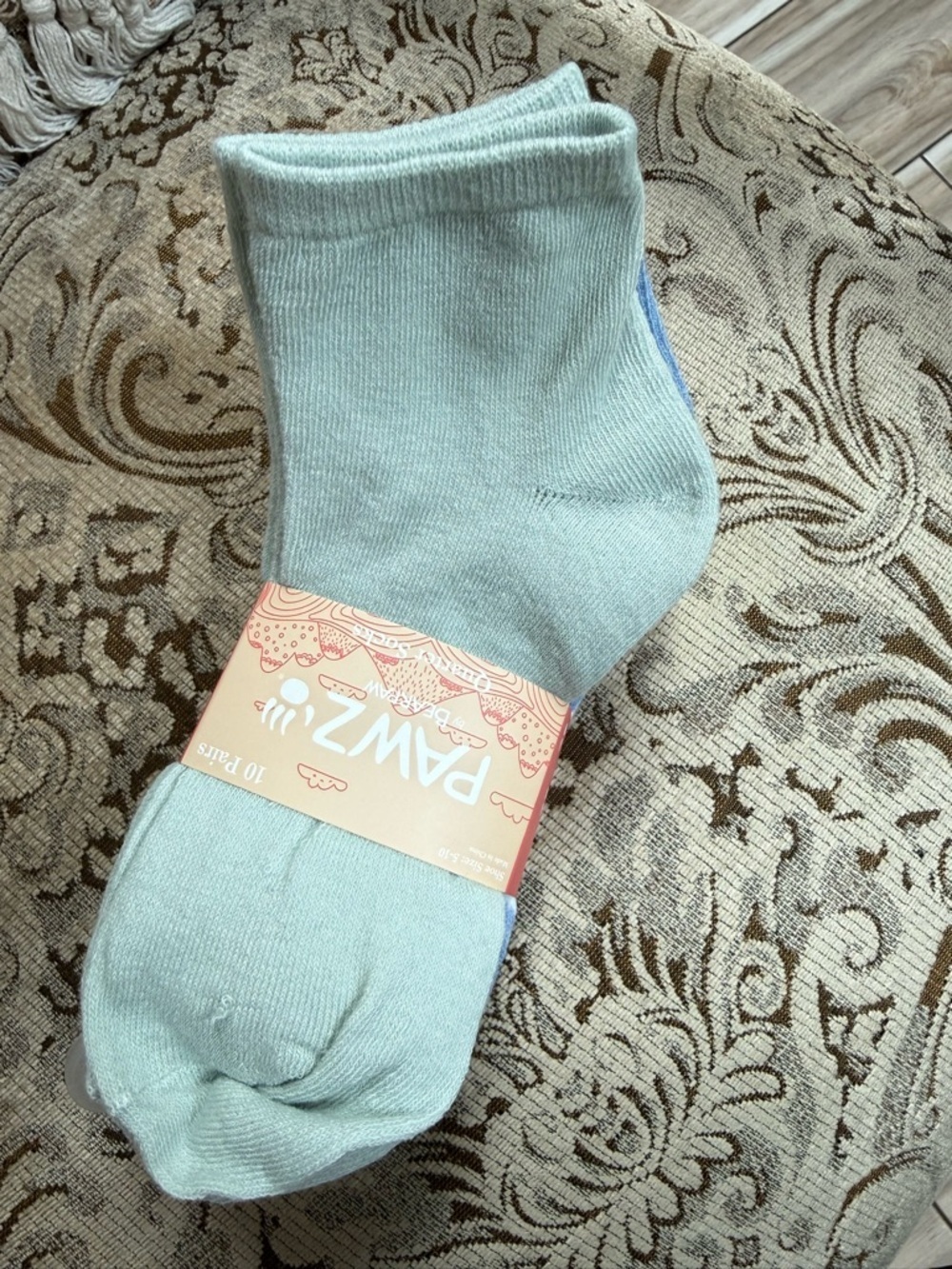 Paws By BEARPAW Women's Quarter Multi Color Socks 10 Pairs Size 5-10 NWOT